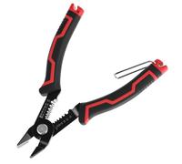 QWORK® Pince Electricien 3 en 1 - Coupe-câbles, Dénudeur de Précision et Sertisseur pour Câbles de 20 à 10 AWG