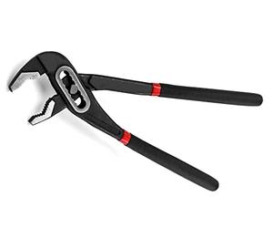 QWORK® Pince Multiprise, 250 mm, Largeur D'ouverture Maximale De 85 mm, Avec Poignées En Caoutchouc Antidérapantes