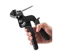 QWORK® Pistolet d'attache de câble, pistolet à cravate en métal, outil de tension et de coupe pour serre-câbles en acier inoxydable
