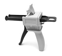 QWORK® Pistolet Distributeur Époxy 50 ml, pistolet distributeur de mélange pour Mélange Colle, ratio 1:1/1:2, buse mélangeuse statique
