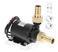 QWORK® Pompe à eau sans balais DC 12 V 800 L/H, pompe submersible silencieuse avec noyau en céramique pour aquariums, noyau de pompe et aquariums