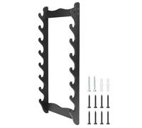 QWORK® Porte-épée à 8 Niveaux, Support Katana, Support Mural Katana, d'épées, Cannes à pêche et flûtes