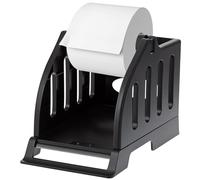 QWORK® Porte étiquette pour étiquettes en Rouleau, pour imprimante d'étiquettes Thermique de Bureau, Noir