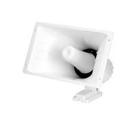 QWORK Power Horn Haut-Parleur pour intérieur/extérieur Blanc 100 W 8 Ohms