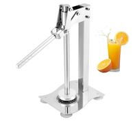 QWORK Presse-agrumes manuel de bureau robuste en acier inoxydable 304 multifonction avec poignée antidérapante