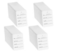 QWORK® QWORK® 1000PCS étiquettes de prix blanches, 3.2x5CM, avec trous pré-perforés, étiquettes de prix pour emballages et vêtements de pâtisserie