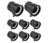 QWORK Raccord à came et rainure, butée de 5,1 cm x adaptateur mâle de 5,1 cm, 8 pièces