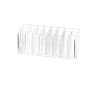 QWORK® Rangement Rouge a levre, Support de Rouge à lèvres avec 24 emplacements, Organisateur de Stockage de Rouge à lèvres en Acrylique