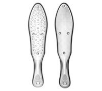 QWORK® Râpe à Pied en Acier Inoxydable 304, Version Améliorée pour Pédicure, Élimination de Callosités