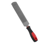 QWORK® Râpe à Sabot 20 cm, Acier au Carbone à Haute Dureté, Manche en Caoutchouc - Outil de Maréchal-Ferrant