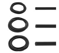 QWORK®rofilé de Remplissage de Joint Rond 15m (5m chacun en 4mm/5mm/6mm) - Mousse de Caoutchouc EPDM Noire - Pour Combler Les Interstices