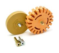 QWORK® Roue de Gomme en Caoutchouc, pour éliminer les rayures, les autocollants, les décalcomanies en vinyle adhésif des voitures, des véhicules récréatifs, des bateaux et plus