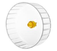 QWORK® Roue Hamster Silencieuse - Diamètre 17 cm - Largeur 6 cm - Roue en Acrylique Transparent pour Petits Rongeurs