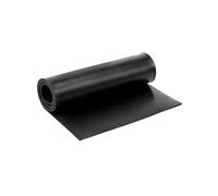 QWORK Rouleau de feuille de caoutchouc solide, 121,9 cm de long x 30,5 cm de large x 0,3 cm d'épaisseur, pour étanchéité, pare-chocs, coupe-intempéries, joints de bricolage, artisanat, revêtement de
