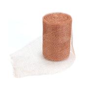 QWORK® Rouleau de Maille en cuivre pour contrôle des limaces et des escargots, 12.5 cm x 12 m, Maille cuivrée Flexible pour l'intérieur et l'extérieur, Jardin