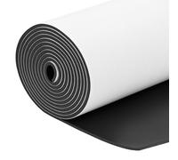 QWORK® Rouleau de mousse autocollante, 30 cm x 3 mm x 2 m plaque de mousse caoutchouc synthétique, pour le scellage de portes et fenêtres, projets DIY