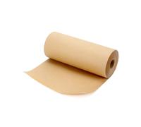 QWORK Rouleau de papier kraft marron de 30,5 cm x 100 m - Emballage polyvalent, travaux manuels et décorations