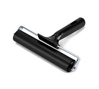 QWORK Rouleau encreur, Rouleau de caoutchouc Brayer pour impression, papier peint, encre linogravure, 15 cm