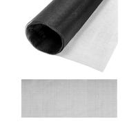 QWORK® Rouleau Moustiquaire, Filet Moustiquaire En Fibre De Verre, 120x300cm, Garde L'air Frais En Circulation, Noir, 18 Mailles