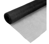 QWORK® Rouleau Moustiquaire, Filet Moustiquaire En Fibre De Verre, 90 X 500 Cm, Garde L'air Frais En Circulation, Noir, 18 Mailles