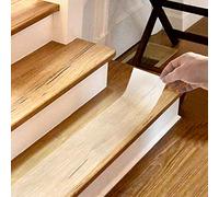 QWORK® Ruban Adhésif Antidérapant pour marches d'escalier , transparent , anti glissant bande pour enfants, personnes âgées et animaux de compagnie , ruban d'escalier / plancher , 10cm x 5m