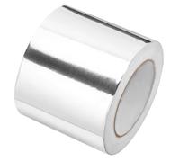 QWORK® Ruban adhésif en aluminium 100mmx50M - Bande Autocollante Etanche, Bande d'étanchéité résistante à la chaleur et étanche, pour scellement, réparation et isolation