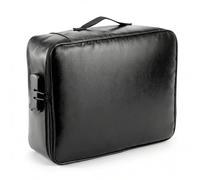 QWORK® Sac à Documents Ignifuge, Organisateur de Documents Importants, boîte à Documents verrouillable, étanche, pour Documents de Valeur, Noir