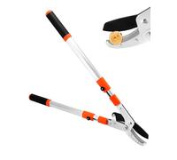 QWORK® secateur telescopique 66-103CM, acier allié SK5, ouverture maximale 10 cm
