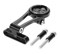 QWORK® Support de Compteur vélo réglable, Port de Potence en Alliage d'aluminium, Compatible avec Garmin Edge 200, 500, 510