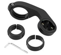 QWORK® Support de vélo, Support de Guidon vélo, Montage sur Guidon, Compatible avec Garmin Edge Les Ordinateurs de vélo 530, 540, 520, 510, 500, 200, 130