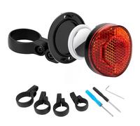 QWORK® Support de Vélo, Support de Vélo Réflecteur, Réflecteur de Vélo à Haute Réflectivité, Support de Réflecteur Étanche pour Vélos, Compatible avec Apple AirTag