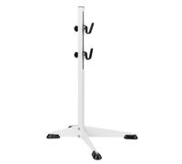QWORK® Support Stationnement et Entretien pour Vélo Unisexe Adulte, Crochet Recouvert de Caoutchouc, Ganchos Flexibles para Altura Ajustable