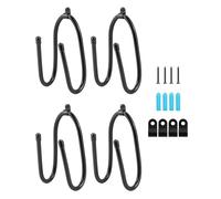 QWORK® Supports muraux pour Skateboard, Lot de 4, pour Snowboards, Skateboards, Planches à Repasser