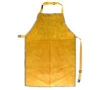 QWORK Tablier de travail de soudage en cuir, résistant à la chaleur et aux flammes, taille 90 * 60cm