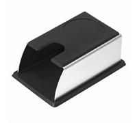 QWORK® Tamperstation pour la préparation de l'espresso, accessoires de barista, compatible avec toutes les tailles de tamper, en acier inoxydable et silicone