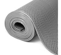 QWORK® Tapis de Drainage en PVC pour Zones humides - 0,9 MX 3 m, 5,5 mm d'épaisseur - Tapis de Douche antidérapant pour Sauna, Cuisines, balcons, Bars et Restaurants