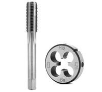 QWORK® Taraud M12x1.25mm, jeu de tarauds et filières