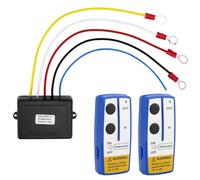 QWORK® Télécommande pour treuil, télécommande radio pour treuil électrique, portée 30-70 m, 12V, piles non incluses