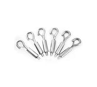 QWORK Tendeur portable à crochet et œillet en acier inoxydable de 1/16 à 3/32