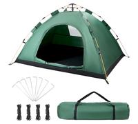 QWORK® Tente Automatique à Ouverture Rapide pour 1 à 2 Personnes, Protection Solaire et imperméable, Installation Facile pour la pêche, Le Camping, la randonnée et la Plage.