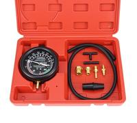 QWORK® Testeur de Vide de Pompe à Carburant, vacuometre Carburateur 0-10 PSI, effectue des Tests précis de Vide et de Pression, Convient à Une variété de modèles de Voitures