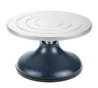 QWORK® Tour de potier, plateau tournant 18 cm avec base robuste, pour la céramique et l'artisanat