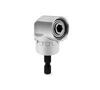QWORK® Tournevis Porte-Adaptateur, 105 Degrés Porte-Embout Magnétique Changement Rapide Hex 6mm de 1/4- Pouce