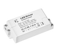 QWORK® Transformateur LED 12V 30W, entrée AC 100-240V, sortie DC 12V 2.5A, driver de tension constante pour plafonniers, panneaux LED, spots et downlights