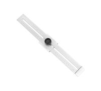 QWORK® Trusquin de traçage de précision, Traceur parallèle en acier carbone, Échelle gravée au laser, plage de mesure 300 mm