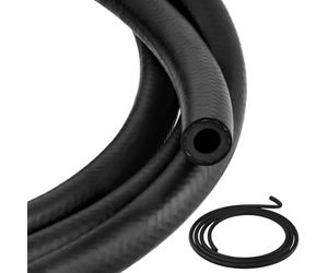 QWORK® Tuyau d'eau de 3 mètres, diamètre intérieur 6 mm, en caoutchouc, pour le transport d'eau, d'air, d'antigel, de vapeur et de liquides faiblement acides/alcalins.