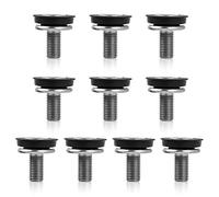 QWORK® Vélo Pédalier Manivelle Vis, Boulons de manivelle, 8 mm x 15 mm, 10 pièces