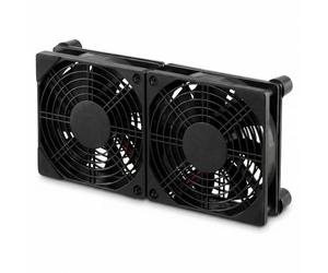 QWORK Ventilateur USB PC 120mm Dual Ventilateur 2 en 1 5V USB pour Routeur Ordinateur TV Box Tablette