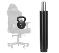 QWORK® Vérin à gaz pour chaise de bureau robuste, compatible avec la plupart des chaises de bureau, longueur totale 310-470 mm, noir, 300 kg