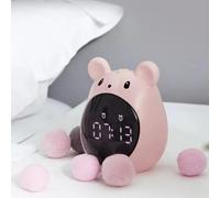 QWPYDXN Horloge numérique réveil électronique personnalité Horloge de Bureau Belle Snooze pour Salon Chambre Chevet Bureau Horloge de Table